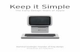 Keep it Simple: The Early Design Years of Apple