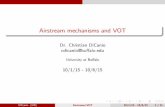 Airstream mechanisms and VOT