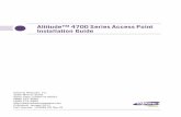 Altitude™ 4700 Series Access Point Installation Guide