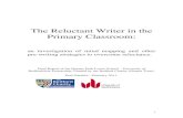 The Reluctant Writer in the Primary Classroom: