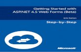 Getting Started with ASP.NET 4.5 Web Forms - Microsoft Download