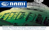 State Mental Health Legislation 2015 - NAMI