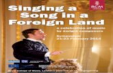 Singing a Song in a Foreign Land
