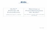 4Life® Policies & Procedures Normas y Procedimientos de 4Life®
