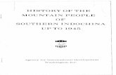 History of the mountain people of southern Indochina up to 1945