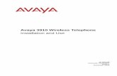 700-343-007 Avaya 3910 Wireless Telephone Installation and Use
