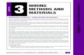 3 WIRING METHODS AND MATERIALS