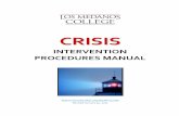 CRISIS INTERVENTION PROCED MANUAL 3-4-16