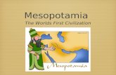 Mesopotamia PowerPoint Notes