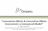 “Cumulative Effects & Cumulative Effects Assessment: a Conceptual ...
