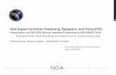 NGA Support to Civilian Positioning, Navigation, and Timing (PNT)