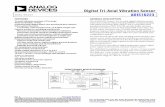 Digital Tri-Axial Vibration Sensor ADIS16223