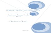Graduate Tracer Study, A Preliminary Report