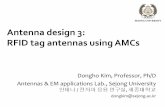 Antenna design 3:RFID tag antennas using AMCs