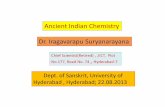 Ancient Indian Chemistry Dr. Iragavarapu Suryanarayana