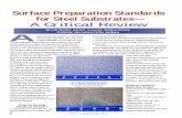 Surface Preparation Standards for Steel Substrates— A Critical ...