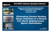 Eliminating Chronic Sanitary Sewer Overflows in a Historic Fort ...