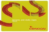 dynamic and static ropes