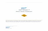 SAP HANA - Host Auto-Failover