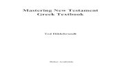 Mastering New Testament Greek Textbook 1.7 (2007)