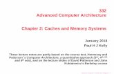 332 Advanced Computer Architecture Chapter 2: Caches and ...