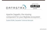 Apache Zeppelin, the missing component for the Spark eco-system