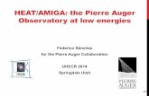 HEAT/AMIGA: the Pierre Auger Observatory at low energies