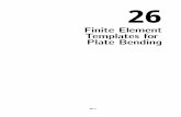 26 Finite Element Templates for Plate Bending