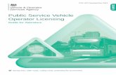 Public Service Vehicle Operator Licensing - Guide for Operators