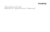 ThinkPad SL300 Hardware Maintenance Manual