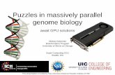 Puzzles in massively parallel genome biology await GPU solutions