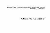 User's Guide - PowerLite Home Cinema 5010/5010e (Hackberry)
