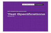 Next-Generation Test Specifications