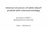Internal structures of white dwarf probed with asteroseismology