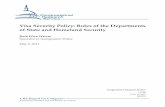 Roles of the Departments of State and Homeland Security