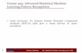 Course 495: Advanced Statistical Machine Learning/Pattern ...