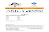Commonwealth of Australia ASIC Gazette 72/08 dated 9 September ...