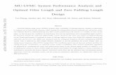 MU-UFMC System Performance Analysis and Optimal Filter Length ...