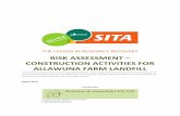 Risk Assessment – Construction Activities for Allawuna Farm Landfill