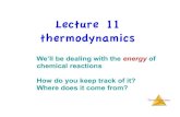 Lecture 11 thermodynamics