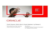 Oracle Streams: What's New in Oracle Database 11g Release 2