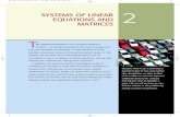 SYSTEMS OF LINEAR EQUATIONS AND MATRICES