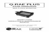 RAE Systems - QRAE Plus manual (Rev. B, April 2005)