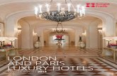 LONDON AND PARIS LUXURY HOTELS