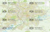 Nottingham cycle map