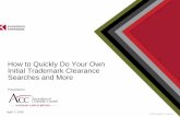 How to Quickly Do Your Own Initial Trademark Clearance Searches ...