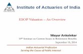 ESOP Valuations - An Overview - Mayur Ankolekar