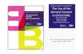 The Use of the General Consent in CHUV/UNIL