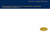 Competition law - Assessment of market power