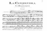 G. ROSSINI - La Cenerentola - Vocal Score